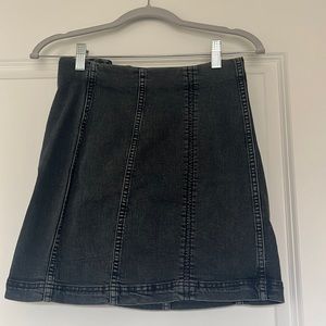 Free people denim skirt